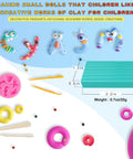 50 Color Polymer Clay Kit For Kids And Grownups Modeling Clay With Storage Box Oven Bake Clay Set and colorful sculpture designs.