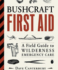 Cover of 'Bushcraft First Aid' book, a Field Guide to Wilderness Emergency Care for hikers and backpackers.