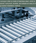 Stainless Steel Conveyor Roller Replacement For Industrial Use, 1.5 Inch Diameter By 24 Inch Length, Smooth Movement, Heavy-Duty Roller For Warehouses And Factories, Durable, Easy Roll, Silver Finish, spring-loaded conveyor rollers