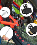 4 Pairs Resin Disc Brake Pads For Mountain Bikes With Dope Stopping Power Compatible With Elixir 1 3 5 7 9 R And Sram 