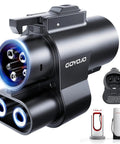 Nacs To Ccs1 Adapter For Tesla Superchargers 500A 1000V DC Fast Charging detailed view showing port and plug features.