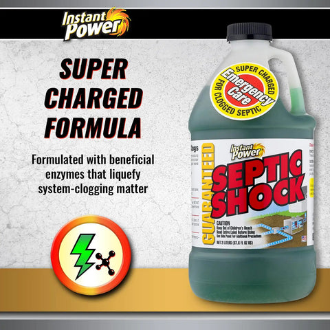 Septic Tank Shock Treatment Liquid Clog Remover Safe For Septic Systems And RVs Clears Drains In Minutes Pour Directly Into Toilet