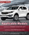 Top Grade Rear Left Trailing Arm Replacement For 2011 2015 Hyundai Tucson And 2010 2016 Kia Sportage Sleek Fitment To Fix Suspension Woes And Get Your Ride Back On The Road With Ease, white SUV