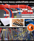 Ultimate Ferrule Crimping Tool Kit For Pros With Wire Stripper And 1265 Pcs Connectors Including Single Twin Terminals AWG 28 To 5 For Solid Heavy Duty Electrical Wiring Projects That Are Super Easy To Use. labeled wires in electrical panel