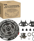 Beefed Up 6DCT250 DPS6 Dual Clutch Transmission Drum Kit For Ford Focus 2011-2019, Fiesta 2011-2019 box and components displayed