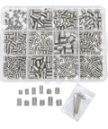 Grub Screw Set Assortment Kit 12 Sizes Stainless Steel M3 To M8 Rust Resistant Set Screws with hex wrenches in box