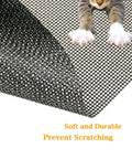 Pet Proof Window Screen Replacement 48 By 100 Inches Thick Charcoal Fiberglass Mesh with cat paws showing its durability