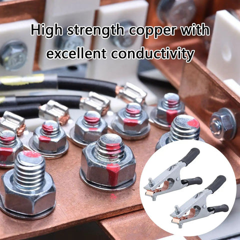 Multifunction 500A Ground Clamp With Ergonomic Grip Perfect For TIG Plasma Cutting Heavy Duty Welders And Stable Connections That Rock Hard.