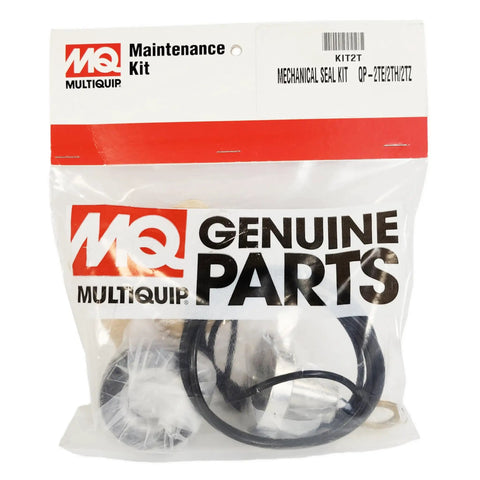 Mech Seal Kit For QP2TE QP2TH QP2TZ Pumps Replacement Kit With All Sealing Components OEM Quality Easy Install For Fast Maintenance And Leak Free Operation On QP Series Pumps., MultiQuip KIT2T mechanical seal kit in clear bag with seals and rings