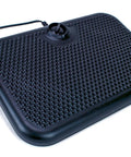 Toasty Toes Foot Warmer And Ergonomic Heated Footrest with three adjustable positions and two heat settings, black, top view