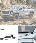 Extended NMO Antenna Mount Bracket for 3/4-Inch Hole on vehicle hood, 2mm thick steel, ideal for CB, UHF, VHF, Ham antennas