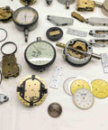 Top Shelf Bulk Lot Of Precision Dial Test Indicator Spare Parts And Hardware Kit For Industrial Mechanics Featuring Metric And Imperial Gauge Sets with various dials and components.