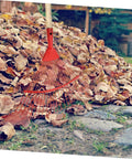 Dope Garden Rake Hand Tool With Tough Tines For Loosening Soil And Cultivating Flowers And Plants Lightweight Gardening Supply For Lawn Maintenance Ideal For Weeding Dethatching And Easy Garden Care, red steel leaf rake