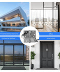 Heavy Duty 4 Wire Electric Transfer Hinge With Smart Hidden Wiring And Rock Solid Swings Perfect For High Traffic Security Doors in modern settings.