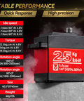 Beefy 25Kg High Torque RC Servo Motor With Metal Gear Waterproof Steering Servo For 1 Eight And 1 Ten RC Cars, product specs