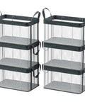 Quit Wrestling With That Frozen Food Jungle With These Game Changing Freezer Organizer Bins Hella Massive Fabric Bins And Reinforced Steel Racks To Keep Your Kitchen Stock Piles Sorted And Chill - pack of six sturdy mesh organizer bins for freezer.