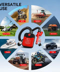 No Nonsense Portable Fuel Transfer Pump With Auto Stop And Quick Wand For Gasoline And Diesel Plug And Play Electric Pump With 51 Inch Hose and its uses including ATV, lawn mower, generator, and yacht.