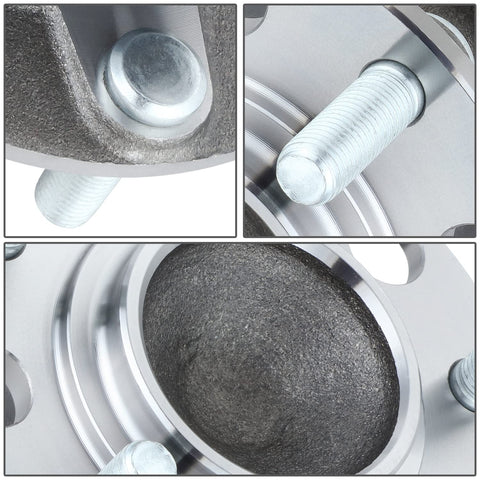 Close-up of bolt and bearing details on Rear Wheel Bearing Hub Assembly For 2008-2017 Mitsubishi Lancer 2WD, OEM Grade Replacement