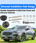 Heavy Duty Two Pack Quick Release Hood Latch 2 44 Inch Forged From Lightweight Aluminum Alloy Rock Solid Construction For Race Cars And Trucks With Snappy Operation And A No Sweat Bolt On Swap Install with universal installation components.