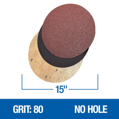 Silicon Carbide Floor Sanding Discs Double Sided 20 Inch No Hole Grit 60F For Floor Buffing Machines Rotary Sanders Pack Of 20 Durable
