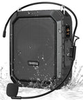 Beefy 18W Voice Amplifier For Teachers With Portable Microphone And Wired Headset IPX5 Waterproof Bluetooth Speaker System USB And 3.5mm Input Great For Large Classes And Tours
