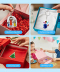 All In One Shrink Plastic Craft Kit For DIY Keychains And Shrink Art With 198 Pieces in gift boxes