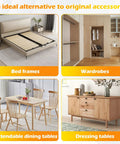 Hella Solid Galvanized Steel Bed Frame Mounting Plates Replacement And Rustproof Short Screws For Heavy Duty Furniture Assembly And Secure Bedroom Repairs That Stay Locked on various furniture types.