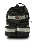 Electrician's Belt And Bag Combo Heavy Duty Tool Belt With 27 Pockets Pouches And Suspender Loops Comfort Fit For XL To