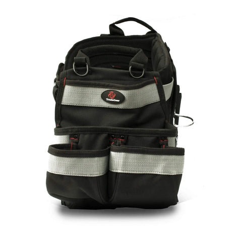 Electrician's Belt And Bag Combo Heavy Duty Tool Belt With 27 Pockets Pouches And Suspender Loops Comfort Fit For XL To