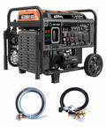 10500 Watt Tri Fuel Open Frame Inverter Generator With ATS Quiet Technology CO Sensor Digital Display And 50A Output