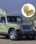 Brass Inverted Flare Brake Line Fittings Kit 12 Pieces Three Eighths Inch With Twenty Four Threads Four Unions And Eight Nuts For Three Sixteenths Inch Brake Line Tube Rust Resistant Beefy Heavy Duty Auto Hardware on Jeep