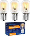 3 Pack Microwave Light Bulbs 125V 40W E17 Base Replacement Kit For Amana Maytag Microwave Ovens With Packaging
