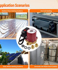 1.25 Hp 115V Water Circulator Pump With 1 2 Inch Sweat Line For Hydronic Heating And Radiant Floors in application scenarios