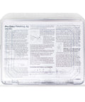 Back view of packaging with instructions for Pro Class Fletching Jig For Vanes And Feathers Up To 5.5 Inches, 3 Or 4 Fletches.