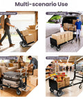 Multi-scenario use of Straight Up Heavy Duty 3 In 1 Convertible Hand Truck Dolly Cart Tough 600 Lb Folding Utility Mover.