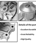 Beefed Up Timing Belt Kit With Water Pump For 3.0L 1MZFE And 3.3L 3MZFE V6 DOHC 24V Engines water pump details