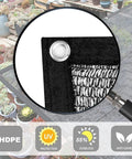 Close-up of 10 By 20 Ft Shade Cloth With 55 Percent Shade For Garden Plants Backyard Greenhouse And Patio With Grommets