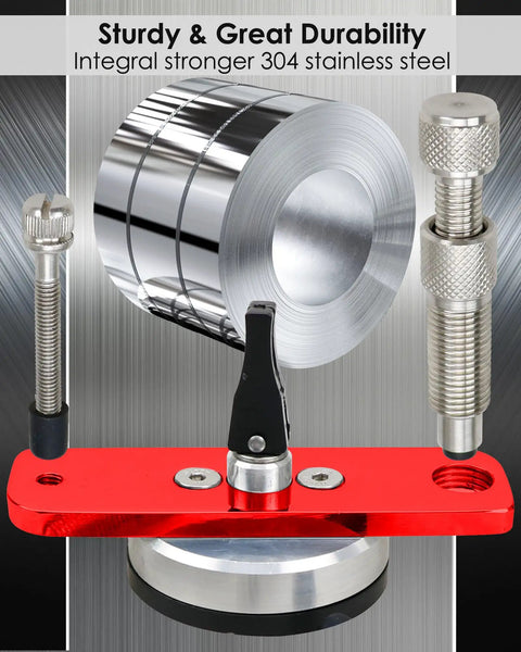 Stainless Steel Windshield Repair Kit With Injector Bridge Assembly featuring 304 stainless steel components for glass repair.