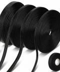 Expandable Braided Cable Sleeve Wire Loom Kit With PET Mesh Split Sheathing, various sizes in black for wiring applications.