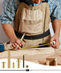 Sick 6 Piece Retractable Pen Kit Bundle Sweet Deal For Wood Turning Lathes Includes 8 MM Slimline Insert Kits With Smooth Click Refills Totally Rad DIY Maker Gift Idea, featuring pens and tools on a workbench.