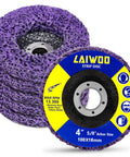 5 Pack Strip Discs For Angle Grinder 4 Inch Paint Removal Rust Oxidation Welds And Coatings Diamond Abrasive With Nylon Backing