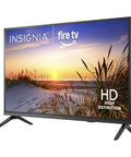Bang For Your Buck 32 Inch Led Smart Fire Tv With Alexa Voice Remote For Smooth Streaming And Free Live Channels Super Crisp 720P Picture Ultimate Home Setup with sandy beach sunset display