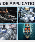 Wide application of industrial tools in automotive repair, manufacturing, pipeline maintenance, and shipping industry.
