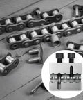 Heavy Duty Pro Grade Chain Breaker Tool For Bikes And Racing With CNC Carbon Steel Construction, Precision Six Pin Design
