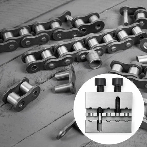Heavy Duty Pro Grade Chain Breaker Tool For Bikes And Racing With CNC Carbon Steel Construction, Precision Six Pin Design