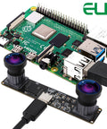 Dual Lens USB Camera Module For Laser Engravers And Raspberry Pi, 4MP HD 1080P At 60fps, 120-Degree Wide Angle, M12 Mount