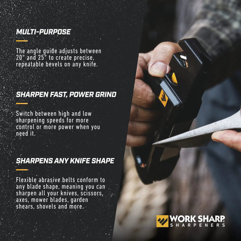 Pivot Pro Handheld Knife And Tool Sharpener With Dual Carbide Sharpeners For Knives And Tools, Convex Carbide Edge Maker, Removable Scissor Sharpener, And Ceramic Hone For Fast, Easy Sharpening On The Go