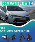 Beefed Up Engine Mounts For Toyota Corolla 2014 To 2019 1.8L Automatic Transmission Set Of Four Steel Construction