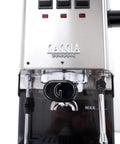 Front view of Classic Evo Pro Espresso Machine With 9 Bar Extraction Stainless Steel Housing 58mm Commercial Portafilter Three Way Solenoid Valve Commercial Steam Wand Made In Italy For Prosumer Coffee Lovers