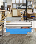 Beefy Slip Roll Metal Forming Machine 12.6 Inch with Detachable Rollers, 320 mm wide for aluminum, copper, low-carbon steel, in workshop